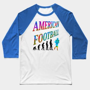 Evolution American Football Baseball T-Shirt